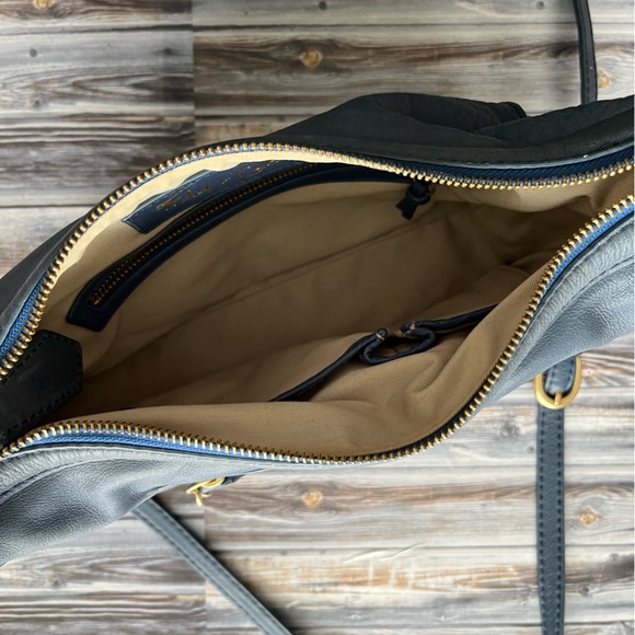 Foley + Corinna Blue leather crossbody purse - Picture 9 of 15